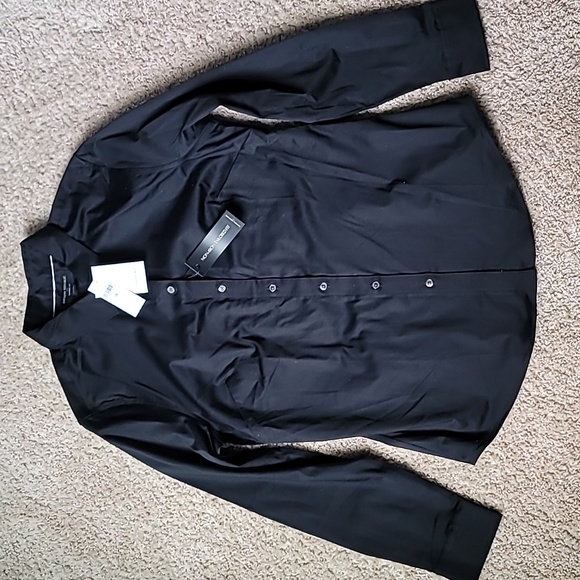 NWT Banana Republic easy care non-iron dress shirt tailored fit, size 10 - Picture 2 of 12